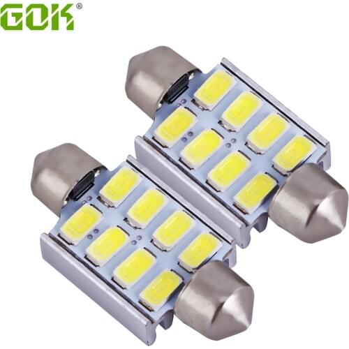 4x Car led festoon 8led c5w 8smd 5630 5730 festoon 36MM CANBUS OBC error free led Dome reading light car styling