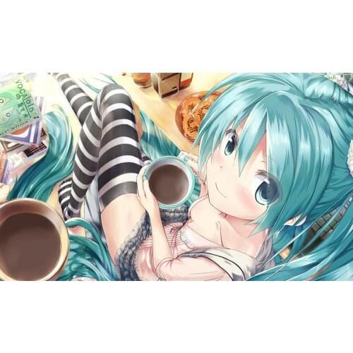 Anime Green Hair)High Quality Custom Design TCG Card Game TableMat Big Mousemat,Board Games MTG PlayMat