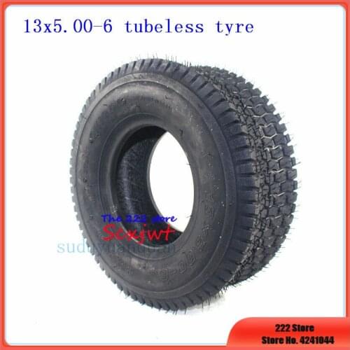 13*5.00-6 inch Four-wheeled beach car Go-kart tubheless wheel tires 13X5.00-6 inch Road tyres mower snow sweeper tyres