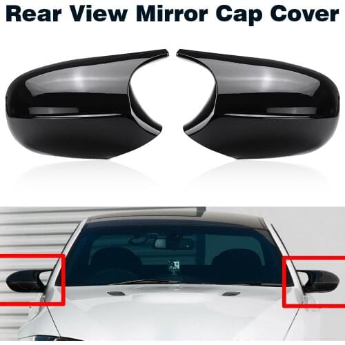 For BMW E90 E91 2008-2011 E92 E93 2010-2013 2pcs Car Auto Mirror Cover Cap Housing Left + Right DIY Moulding Accessories