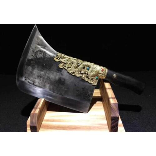 Brand Kitchen Knife Retro Dragon Relief Stainless Steel NEW Professional Kitchen Knives Personality Household Kitchenes Slice