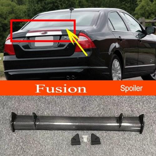 Fusion 2010-2012 Real Carbon Fiber GT-style Car-styling Sporty Rear Trunk Wing Spoiler for Ford Fusion 2010-2012 Sedan