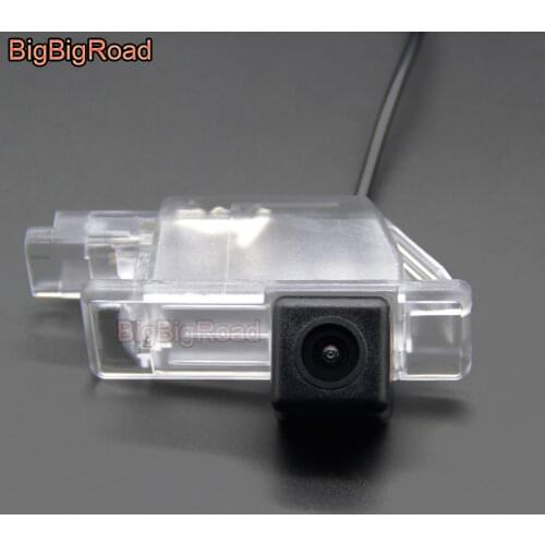 BigBigRoad Car Rear View Parking CCD Camera For Peugeot 208 301 308 408 508 2008 3008 2012 2013 2014 2015 2016 2017 2018 2019
