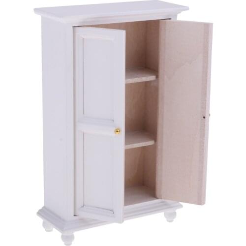 European Style 1/12 Dolls House Multifunctional Furniture – Cabinet, Collect Ark, Wardrobe - Dining Room Bedroom Accessories