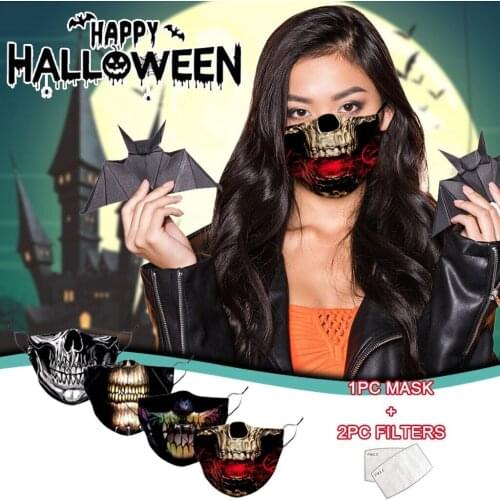 Adult Face Mask Halloween Cosplay Маска Для Лица Mondmasker Pattern Mondkapjes Cotton Аниме Masks Gasket Masque Mascarillas