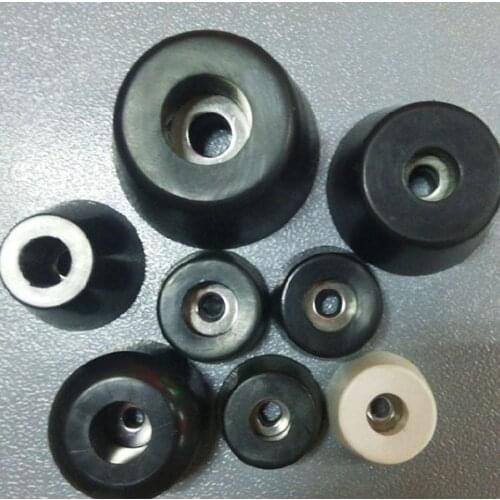 Furniture cup rubber chair Machine feet pad with steel washer cabinet foot box video bottom damper screw on table cushion buffer