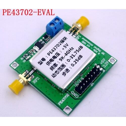 NEW 1PC PE43702 9K~4GHz 0.25dB step accuracy 31.75dB digital RF attenuator module