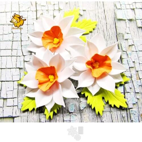 New Design Flowers Die Cut Dies Stencil Template for Embossing DIY Scrapbooking Paper Album Gift Card Making New Dies for 2020