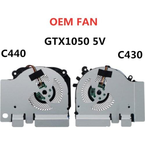 Laptop CPU/GPU Cooler Cooling Fan For XiaoMi MI 15.6 GTX1050 GTX1060 171501 171502-AA AO AD AB AM OEM 5V 12V FAN