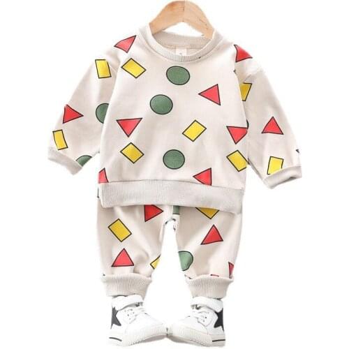New Spring Autumn Baby Boys Clothes Suit Children Girls Cotton T Shirt Pants 2 Piece Sets Toddler Casual Costume Kids Tracksuits