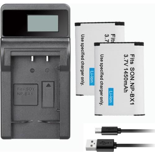 Np-Bx1 Batterie 1450mah / NP BX1 Charger for Sony DSC RX1 RX100 AS100V M3 M2 HX300 HX400 HX50 HX60 GWP88 AS15 WX350 Battery