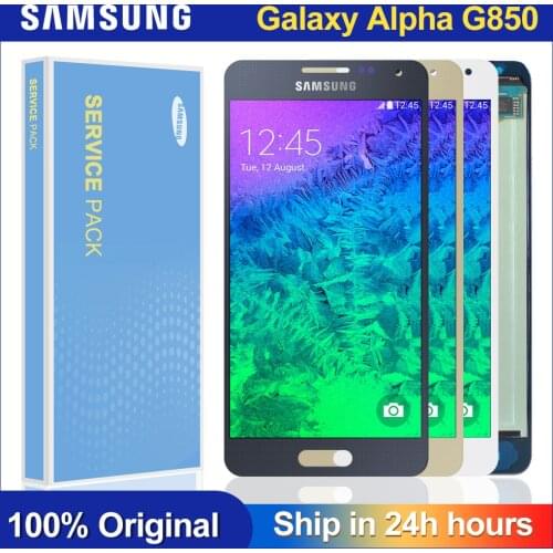 Original LCD For samsung for GALAXY Alpha G850 SM-G850F G850F G850M G850Y LCD Display Touch Screen Digitizer Assembly