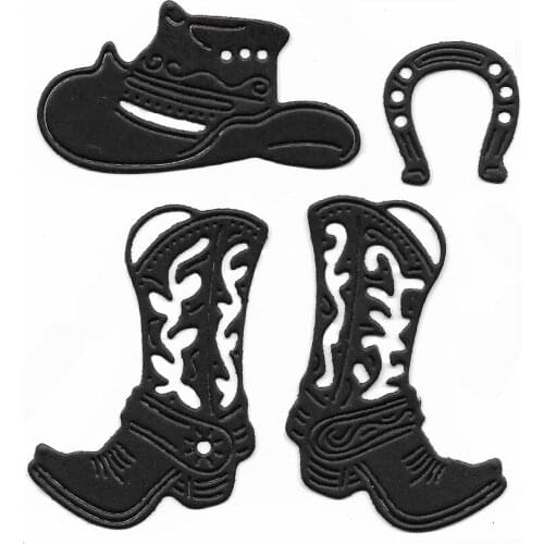 Dies Cutting Dies Embossing Scrapbooking Cowboy Clothing Metal Die For Photo Album Paper Cards Decorative DIY Crafts New Arrival