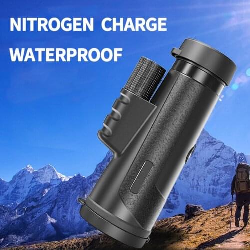 Waterproof Monocular Powerful Telescope for Smartphone 40X60 Eyepiece Handheld Objective Lens Hunting Concert Scenery