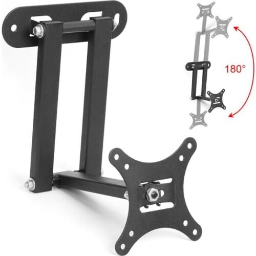 30kg Capacity Retractable TV Rack Wall Mount Bracket Universal Multifunctional Adjustment Angle Stand for 17-32 inch LCD Monitor