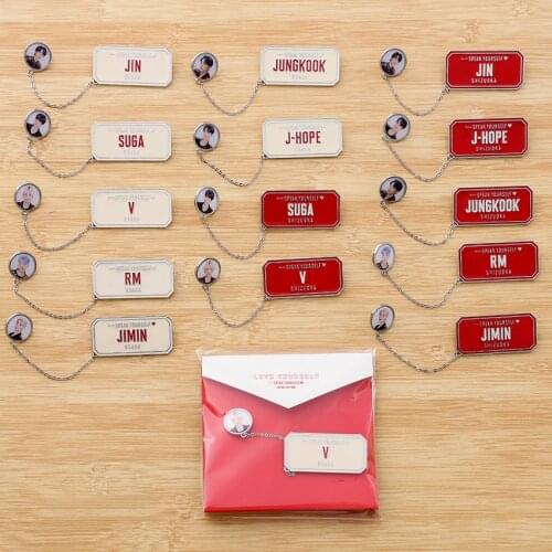 KPOP Bangtan Boys Same Pin Badges SPEAK YOURSELF OSAKA SHIZUOKA Japan Edition Metal Brooch