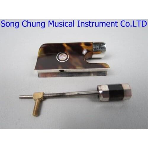 1pcs cello bow frogs with silver mount #8376