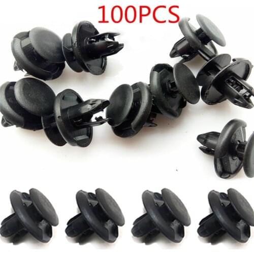 100PCS Push Fender Liner Clip Nylon Retainer Rivet For Honda for Acura Replacement Kit 91512-SX0-003 91512SX0003 91512 SX0 003