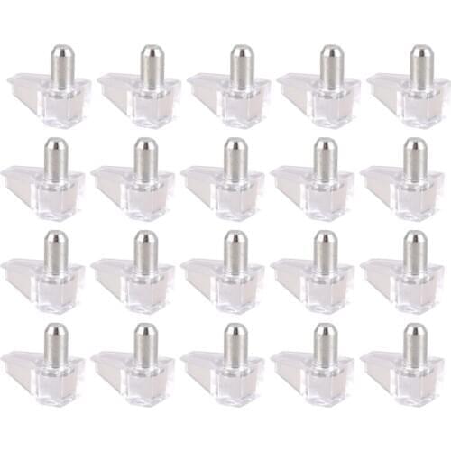 5 mm Pin shelf support shelf studs strong support 20 pcs, Transparent