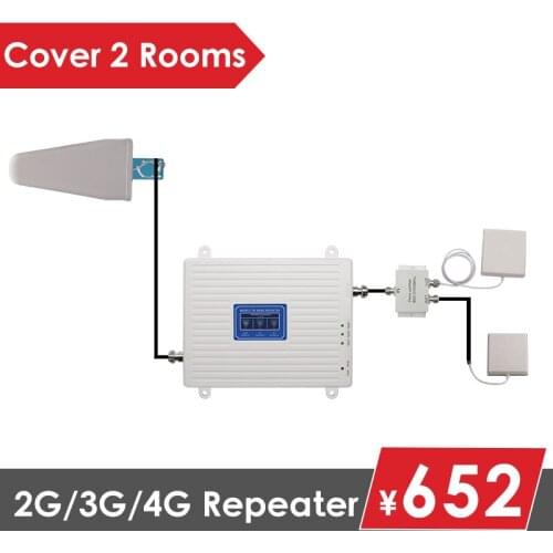 900 LTE 1800 2100 Amplifier Cover 2 Room 2g3g4g Repeater