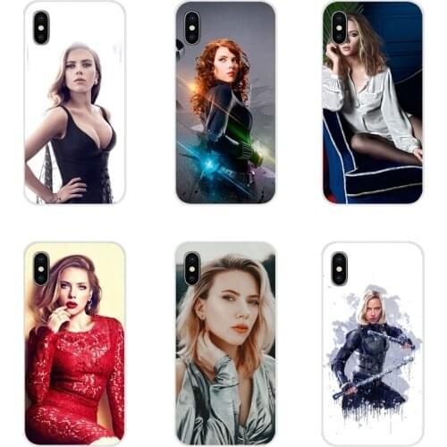 Accessories Phone Cases Covers Black widow Scarlett johansson For Xiaomi Mi4 Mi5 Mi5S Mi6 Mi A1 A2 A3 5X 6X 8 CC 9 T Lite SE Pro