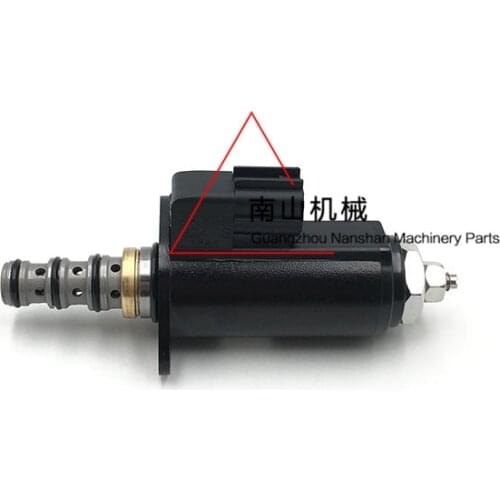 Free shipping Excavator Kobelco SK120-5.5 safety lock solenoid Valve, shengang pilot battery valve, excavator accessories