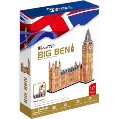 Big Ben Clock Tower 3d Puzzle Puzzels Board games Educational Puzzle Toys Montessori Puzzle 3d Wooden Toys