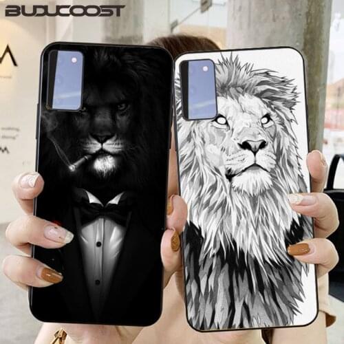 Animals The Lion Phone Case for Samsung S6 S7 edge S8 S9 S20 S21 S30plus ultra S21/S30 S10-5G lite 2020 S10E