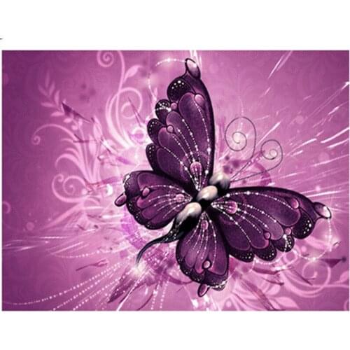 Flower butterfly Diy 5D Resin Diamond Painting Cross Stitch Full Diamond Embroidery Pattern Rhinestone Needlework Mosaic DW925