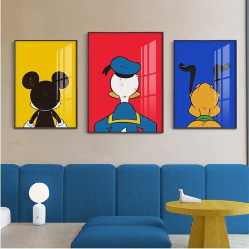 Disney 5d Square/round Diamond Painting Disney Donald Duck And Donald Duck Rhinestone Embroidery Cross Stitch Home Decoration
