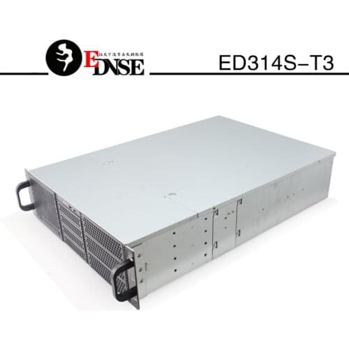 Ed314 non hot swap 3U server chassis depth 65 / 55 / 48