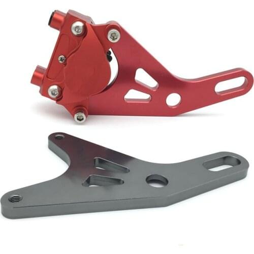 Motorcycle Rear 84mm 2 Piston Brake Caliper Bracket/adapter For 220mm Brake Disc For Honda Yamaha Dirt Bike Electric Scooter