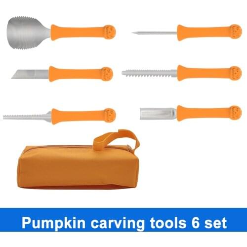 Pumpkin Carving Tools Kit with Storage Bag Convenience Carve Halloween Lantern Set for Halloween Decoration TN88