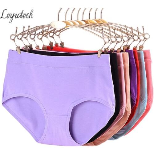 Underwear Women Panties Cotton Briefs Solid Tanga Cute Thong Panty For Women Underwear Panties Calcinhas Sexy Lingerie Plus Size