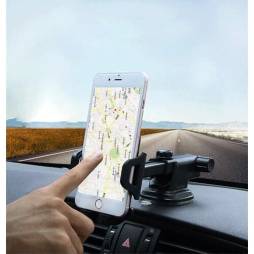 New Car Phone Holder 360 ° Rotate Dashboard Air Conditioning Vent Mobile Phone Holder Black Pink GPS Mobile Phone Holder In Car