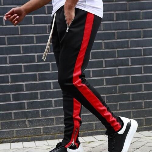 New Sports pants Men Running Pants zipper Athletic Football Soccer pant Training sport Pants Elasticity jogging Gym Trousers