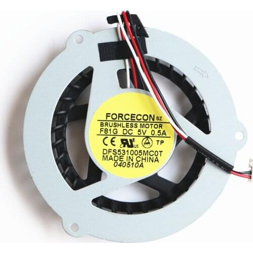 New F81G-3 BA81-07776A Fan For Samsung R460 R463 R464 R467 R468 R470 R518 R522 Q318 Q320 Cpu Cooling Fan