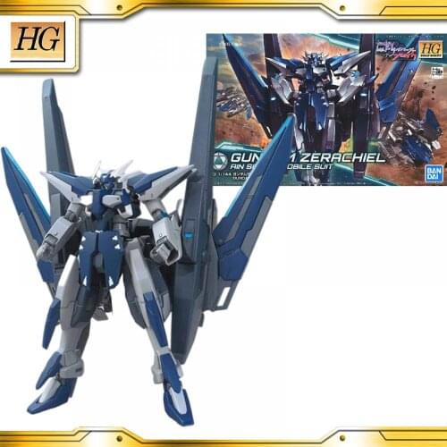 Original BANDAI GUNDAM HGBD HG 1/144 Gundam Zerachiel Gundam Model Assembled Anime Action Figure Toys Decoration Kids Toy Gift