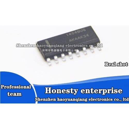 5PCS Genuine original MC14049UBDR2G 14049UG patch SOP16 six-phase buffer chip