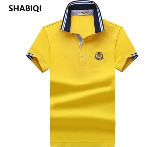 SHABIQI 2021 Brand Mens Polo Shirt Cotton Short Sleeve Shirt For Men Camisa Polos Homme Classic Casual Size 6XL 7XL 8XL 9XL 10XL