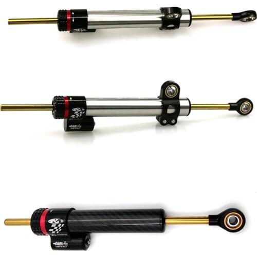 75MM Motorcycle Accessories Carbon Fiber Aluminum Alloy Stainless Steel Damper Steering Damper Stabilizer