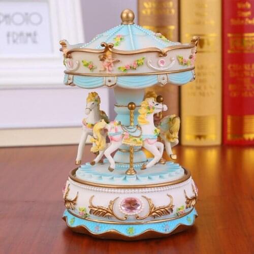 Rotating Crystal Ball Music Box Music Box Home Creative Birthday Gift Childrens Day Christmas Kids