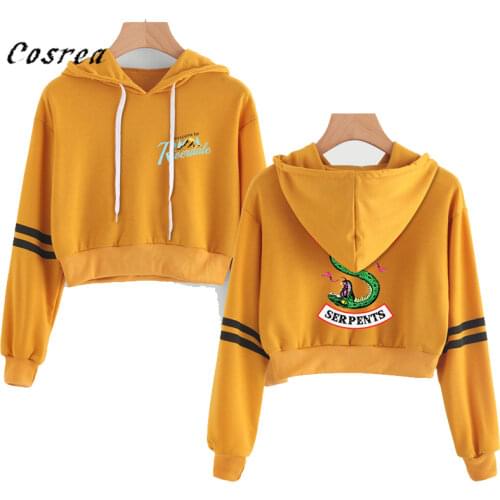 Southside Riverdale Cosplay Women Hoodies Sweatshirts Pullover Riverdale hoodies south side Cropped Jacket Girls Streetwear Co