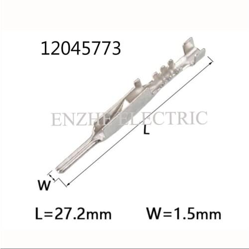 12045773 auto terminal brass Plug-in terminal spring wire connector cable automotive wiring harness plug DJ611A-1.5A/B