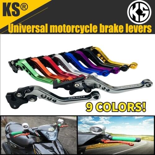 2PCS Universal Motorcycle Brake levers Motorcycle Accessories Modified Horn Adjustable Hand Lever GY6