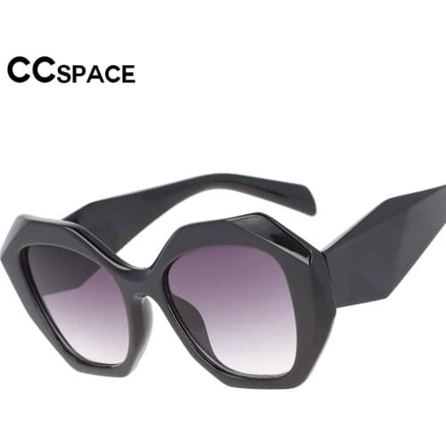 53378 Big Size Polygon Ladies Sunglasses Brand Design Decorative Men Womens Shades UV400