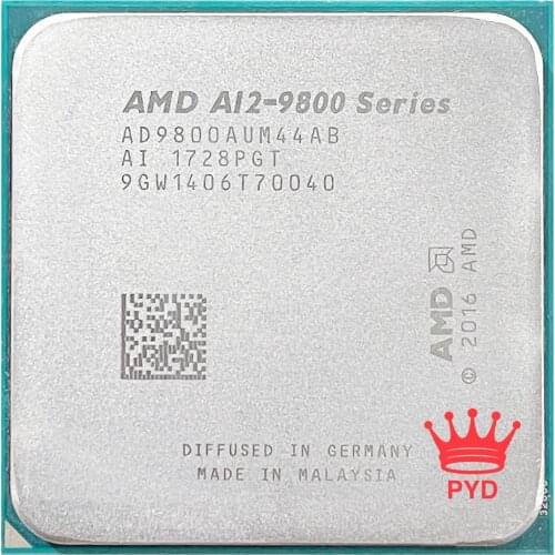 AMD A12-Series A12-9800 A12 9800 Series 3.8 GHz Quad-Core CPU Processor AD9800AUM44AB AD980BAUM44AB Socket AM4