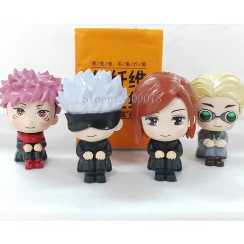 Anime Jujutsu Kaisen Figure Gojo Satoru Itadori Yuji Action Figure Kugisaki Nobara Nanami Kento Figurine Model Doll Gift