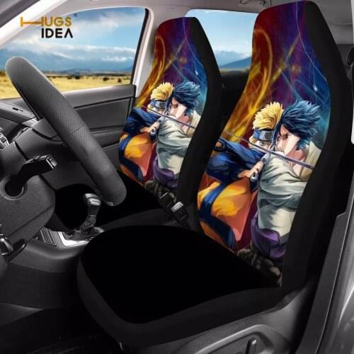Car Seat Covers Auto Accessories Car Front Seats Fit Most Cars,SUV Sedan Cartoon Anime Printed 2pcs/set Universal Car Protector