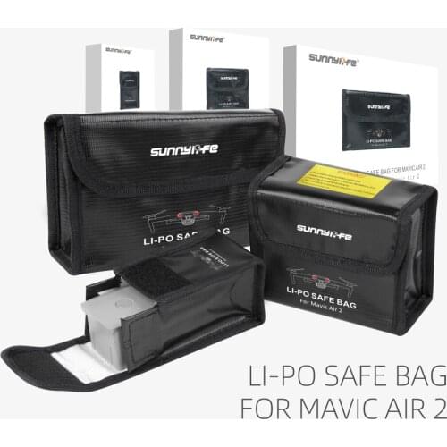 LiPo Safe Bag Explosion-proof Protective Battery Storage Bag for Air 2S/Mavic Air 2 Accessories